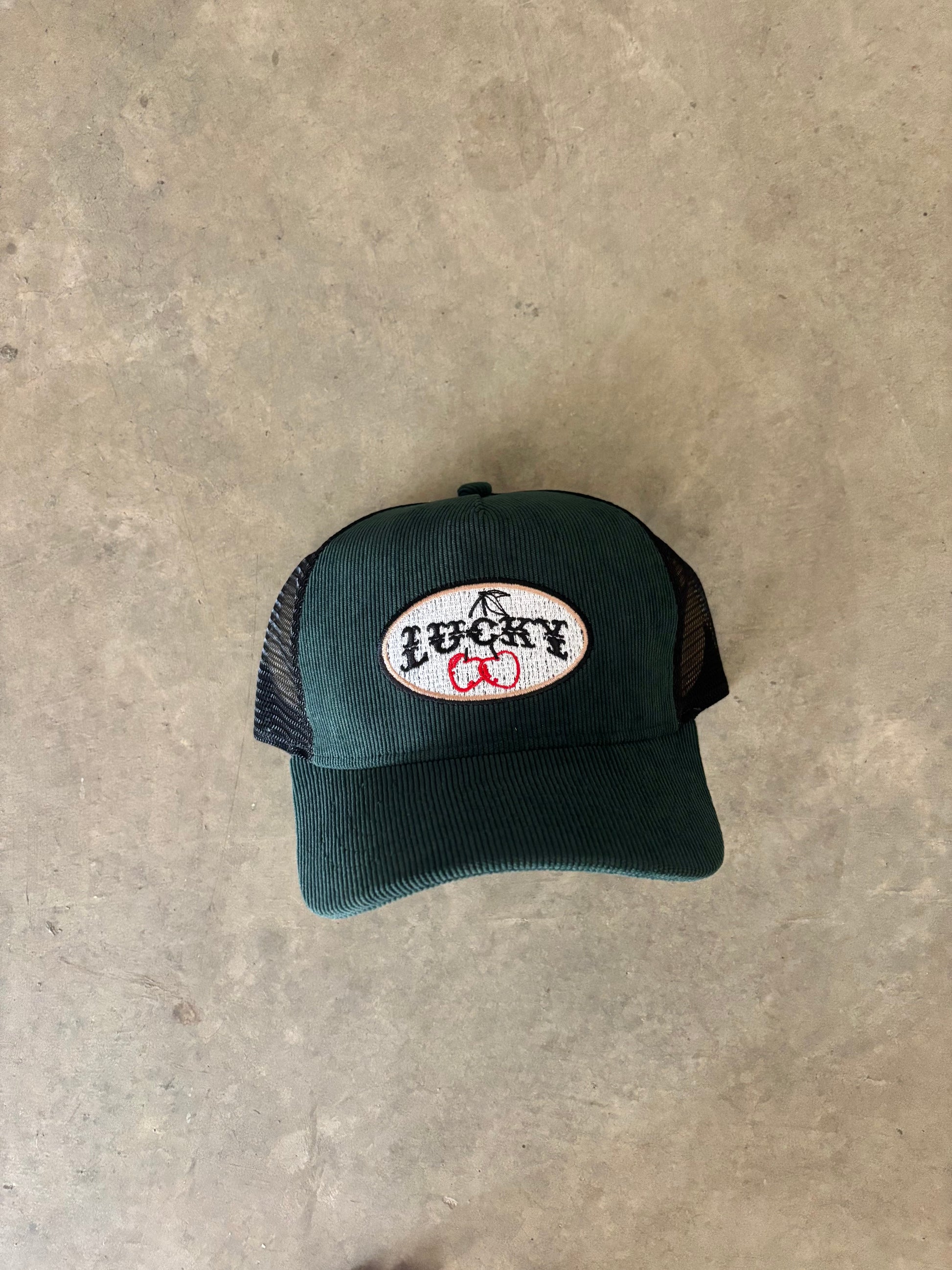 Lucky green corduroy