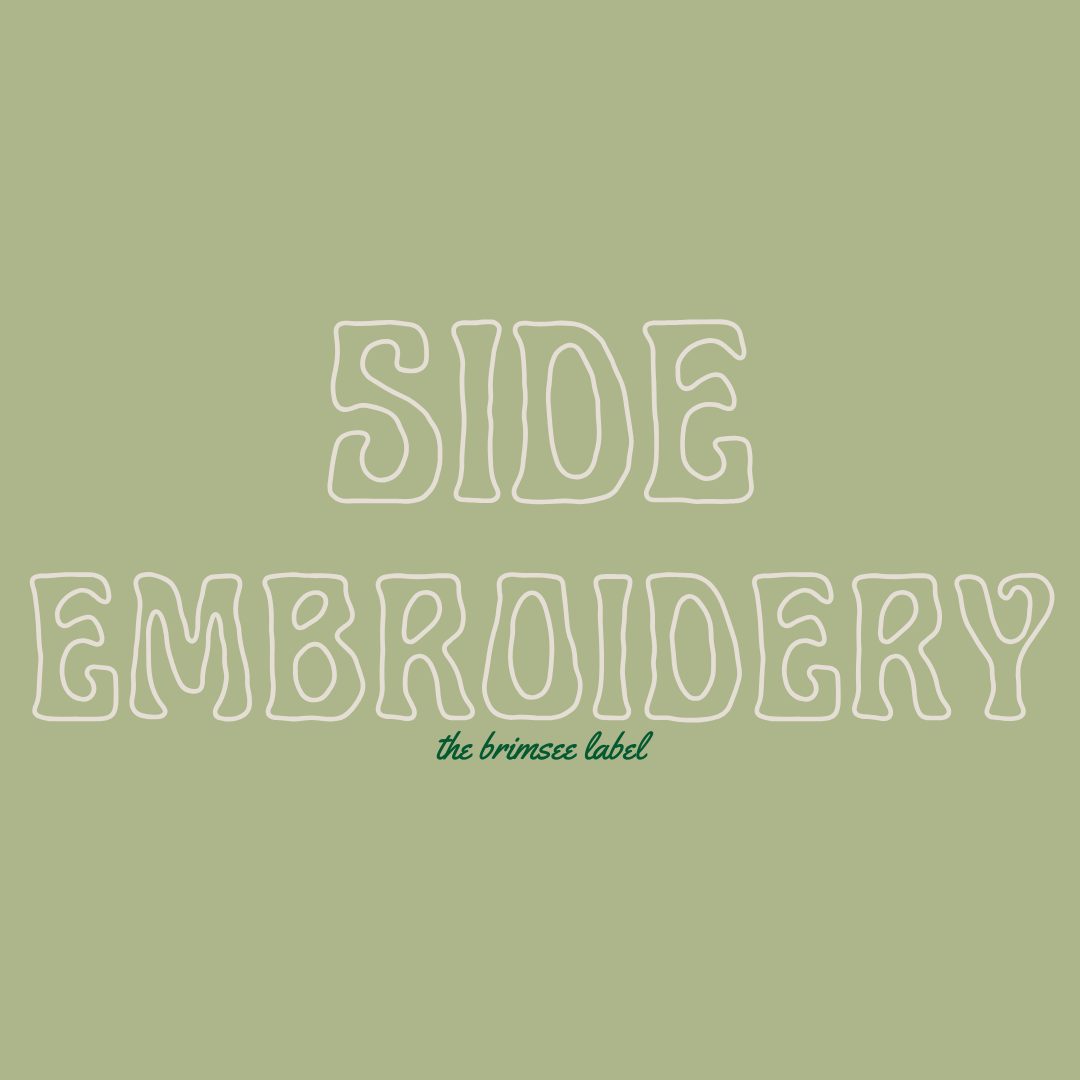 side embroidery