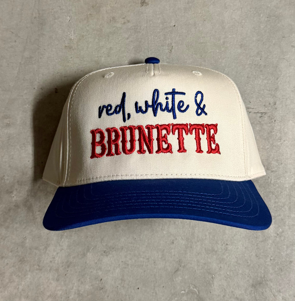 Red white & BRUNETTE